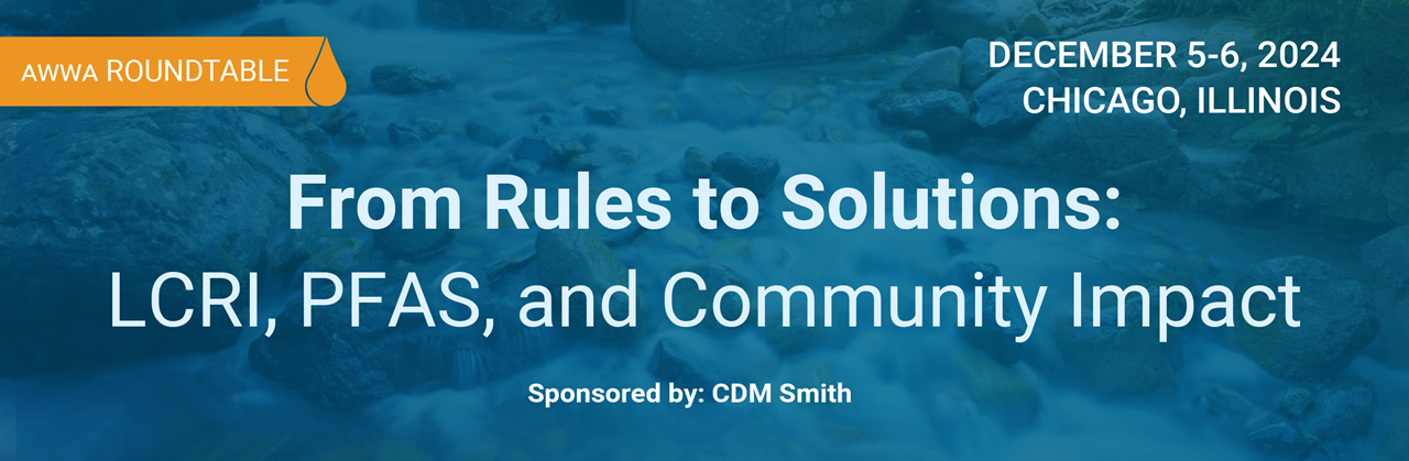 AWWA Roundtable: From Rules to Solutions: LCRI, PFAS, and Community Impact